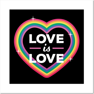 Love is love - PRIDE Posters and Art